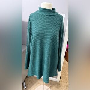 Lane Bryant | Green Cowl Neck Sweater |  18/20
